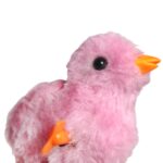 NAKRĘCANY KURCZACZEK ŻÓŁTA KURKA NAKRĘCANA TUPTA CHODZI 9 cm KURCZAK RÓŻOWY - obrazek 3