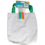 Torba wielkanocna do kolorowania + pisaki 33 x 22 cm zając - obrazek 3