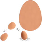 Piłeczka Wielkanocna Jajko Skaczące Zabawka Dla Dzieci Prezent Gniotek - obrazek 2