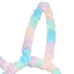 Opaska z uszami kolorowa tęczowa opaska na głowę II - obrazek 2