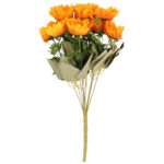 BUKIET SŁONECZNIKÓW Z DODATKAMI sztuczne kwiaty do wazonu KOMPOZYCJA żółta 42 cm - obrazek 2
