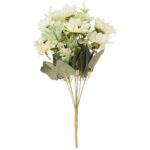 BUKIET 9 SŁONECZNIKÓW Z DODATKAMI sztuczne kwiaty do wazonu KOMPOZYCJA  pomarańczowa 43 cm - obrazek 2