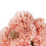 BUKIET 9 CHRYZANTEM sztucznych kwiatów ZŁOCIENI do wazonu KOMPOZYCJA ŁOSOSIOWA - obrazek 3