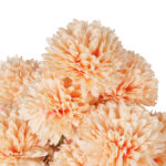 BUKIET 9 CHRYZANTEM sztucznych kwiatów ZŁOCIENI do wazonu KOMPOZYCJA KREMOWA - obrazek 3