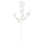 LIŚĆ KLONU SZTUCZNY DODATEK do wazonu biały 100 cm - obrazek 2