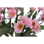 BUKIET RÓŻOWYCH MARGARETEK - 5 GAŁĄZEK - SZTUCZNE KWIATY O WYSOKOŚCI 32 CM - obrazek 2