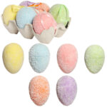 JAJKA ZAWIESZKI W WYTŁACZANCE 7CM 6SZT PASTELOWE