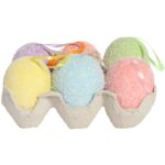 JAJKA ZAWIESZKI W WYTŁACZANCE 7CM 6SZT PASTELOWE - obrazek 2