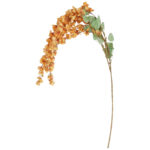 Wisteria Sztuczne Kwiaty Girlanda Glicynia Kwiaty Wiszące Balkon Taras Ślub pomarańczowa - obrazek 2