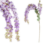 Wisteria Sztuczne Kwiaty Girlanda Glicynia Kwiaty Wiszące Balkon Taras Ślub fioletowa