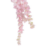 Wisteria Sztuczne Kwiaty Girlanda Glicynia Kwiaty Wiszące Balkon Taras Ślub różowa - obrazek 3