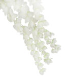 Wisteria Sztuczne Kwiaty Girlanda Glicynia Kwiaty Wiszące Balkon Taras Ślub biała - obrazek 3