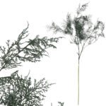 TAWUŁKA ASTILBE sztuczna gałązka dodatek do kompozycji niebieska 94 cm