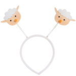 Opaska z barankami na sprężynkach opaska na głowę