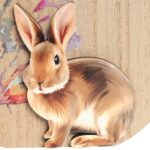 Drewniane JAJKO z dekoracją do postawienia 15 cm II - obrazek 3