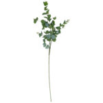 EUKALIPTUS GAŁĄZKA SZTUCZNA dodatek do kompozycji ciemno-zielony 90 cm - obrazek 2