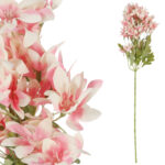 GAŁĄZKA KWIATÓW do wazonu HORTENSJA BUKIETOWA łososiowa 58 cm