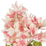 GAŁĄZKA KWIATÓW do wazonu HORTENSJA BUKIETOWA łososiowa 58 cm - obrazek 3