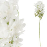 GAŁĄZKA KWIATÓW do wazonu HORTENSJA BUKIETOWA biała 58 cm