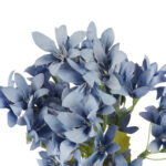 GAŁĄZKA KWIATÓW do wazonu HORTENSJA BUKIETOWA niebieska 58 cm - obrazek 3