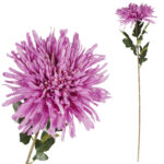 CHRYZANTEMA KWIAT SZTUCZNY do wazonu fioletowa 74 cm