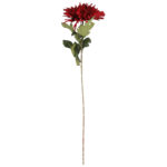CHRYZANTEMA KWIAT SZTUCZNY do wazonu czerwona 74 cm - obrazek 2