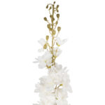 OSTRÓŻKA DELPHINIUM sztuczne kwiaty do wazonu biała 106 cm - obrazek 3