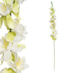 Gałązka kwiatów owocowych - wiśnia 76 cm biała