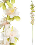 Gałązka kwiatów owocowych - wiśnia 76 cm kremowa