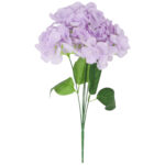 BUKIET HORTENSJI jasno-fioletowy 46 cm - obrazek 2