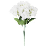 BUKIET HORTENSJI biały 46 cm - obrazek 2