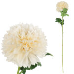 CHRYZANTEMA sztuczny kwiat do wazonu kremowa 50 cm