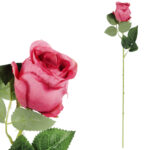 RÓŻA sztuczny kwiat do wazonu biała 52 cm