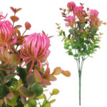 PROTEA BUKIET SZTUCZNY dodatek do kompozycji różowy 32 cm