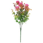 PROTEA BUKIET SZTUCZNY dodatek do kompozycji różowy 32 cm - obrazek 2