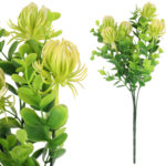 PROTEA BUKIET SZTUCZNY dodatek do kompozycji zielony 32 cm
