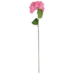 HORTENSJA KWIAT SZTUCZNY do wazonu różowa 72 cm - obrazek 2