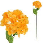 HORTENSJA KWIAT SZTUCZNY do wazonu pomarańczowa 72 cm