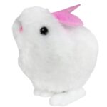 ZAJĄCZEK ZAJĄC NAKRĘCANY KRÓLIK SKACZĄCY ZABAWKA UPOMINEK NA WIELKANOC