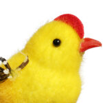 KURCZAK 8CM KURCZACZEK WIELKANOCNY ŻÓŁTO BRĄZOWY KACZUSZKA KURKA - obrazek 2