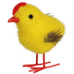 KURCZAK 8CM KURCZACZEK WIELKANOCNY ŻÓŁTO BRĄZOWY KACZUSZKA KURKA - obrazek 3