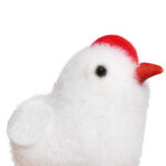 KURCZAK 8CM KURCZACZEK WIELKANOCNY BIAŁY KACZUSZKA KURKA - obrazek 2
