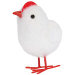 KURCZAK 8CM KURCZACZEK WIELKANOCNY BIAŁY KACZUSZKA KURKA - obrazek 3