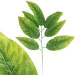 SZTUCZNE LIŚCIE MANGO GAŁĄZKA LIŚCIE DO BUKIETÓW 48 cm