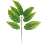 SZTUCZNE LIŚCIE MANGO GAŁĄZKA LIŚCIE DO BUKIETÓW 48 cm - obrazek 2