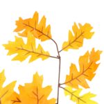 SZTUCZNE LIŚCIE DĘBU GAŁĄZKA LIŚCIE DO KOMPOZYCJI 65 cm - obrazek 3