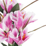 BUKIET 9 LILII fioletowy 57 cm - obrazek 3