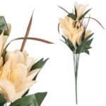 BUKIET 9 LILII kremowy 57 cm