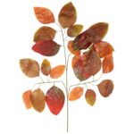 SZTUCZNE LIŚCIE BUKU GAŁĄZKA LIŚCIE DO KOMPOZYCJI brązowy 65 cm