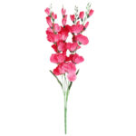 BUKIET 5 GAŁĄZEK MIECZYKÓW ciemno-różowy GLADIOLA 67 cm - obrazek 2